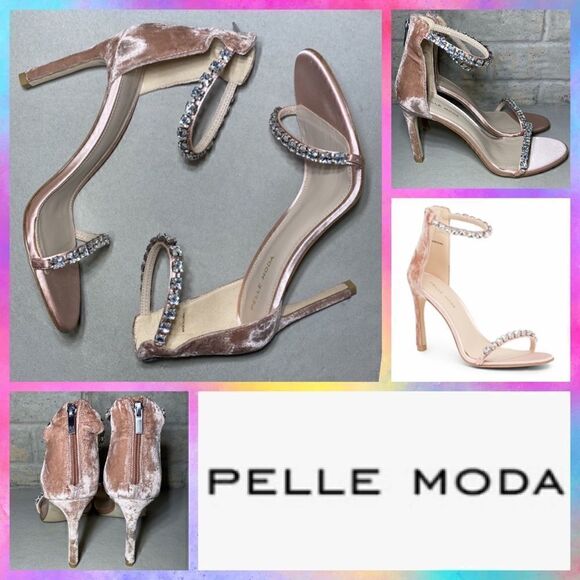 NIB MSRP $165 Pelle Moda Frisk Embellished Sandal Women's Size 8.5 - Picture 1 of 11